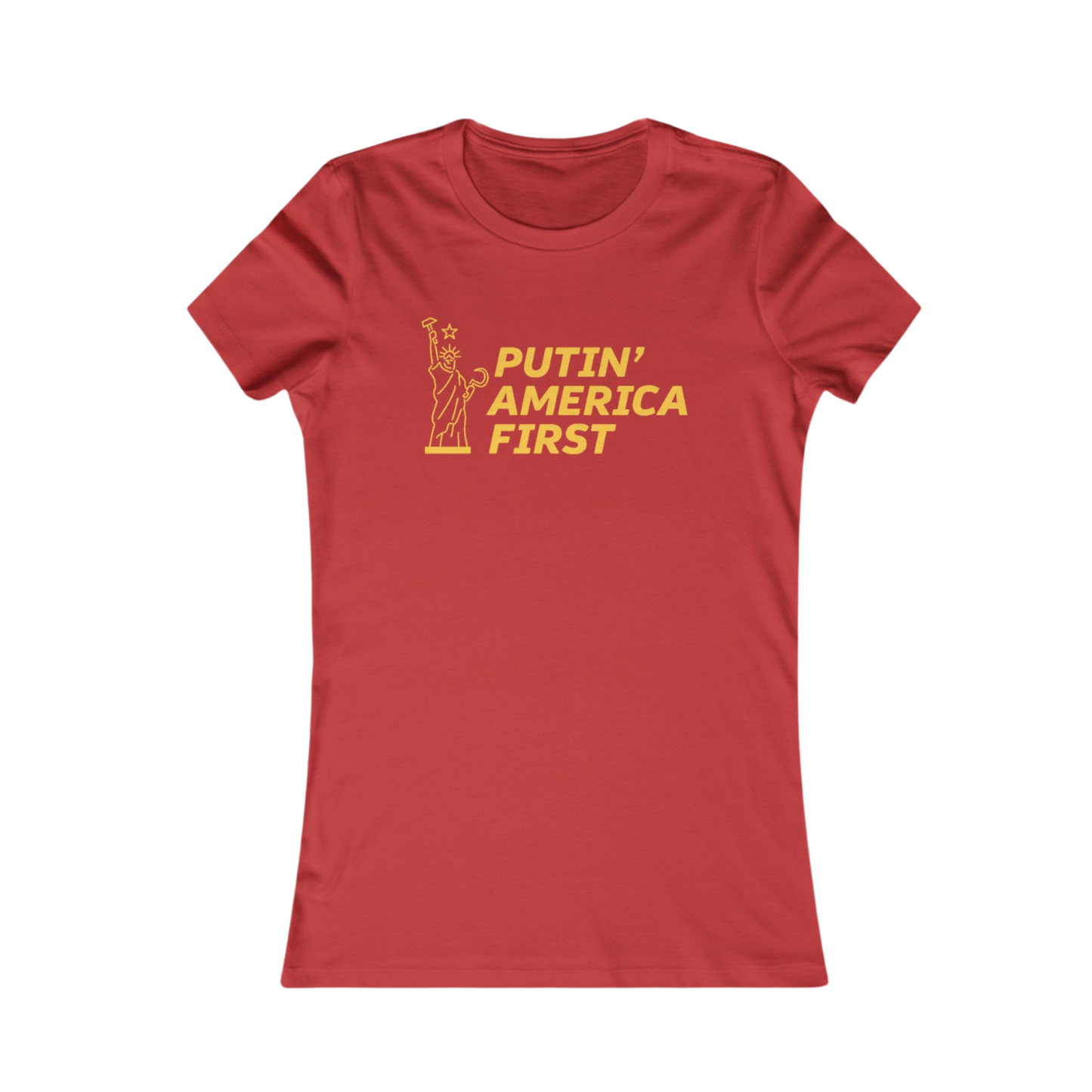 Putin' America First Women's Cut
