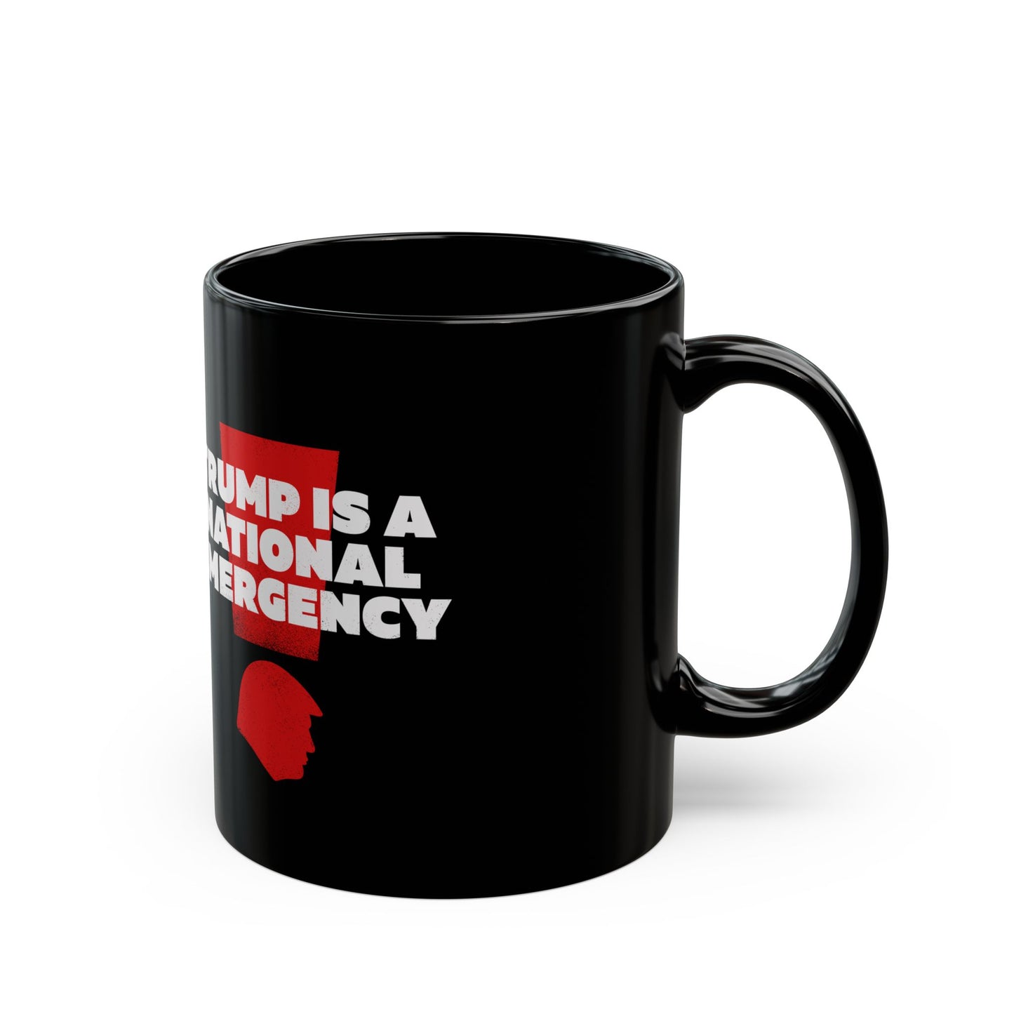 Trump Is A National Emergency, Black Mug