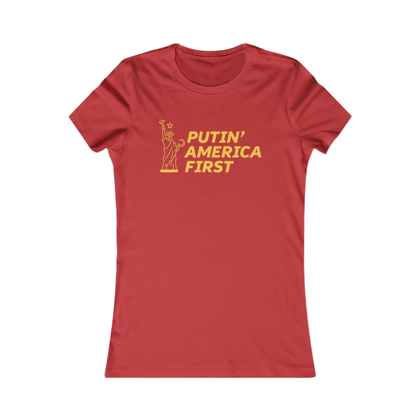 Putin' America First Women's Cut